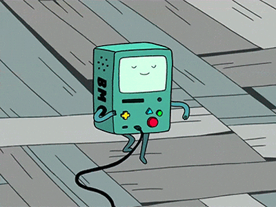 Dancing BMO gif.