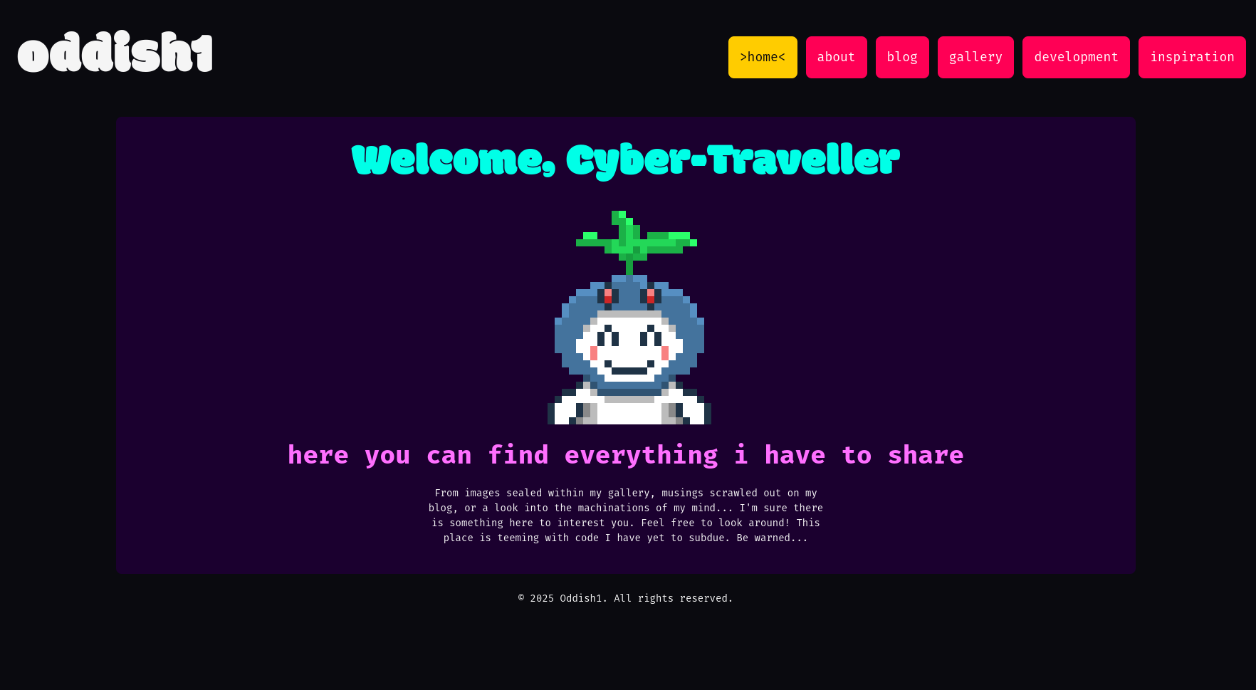 Oddish1.com preview